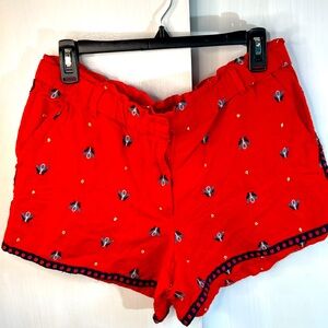 Embroidered Medium Anne Taylor Shorts